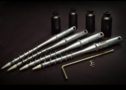Aussie Augers - Set of 4 - Made from Galvanized Steel for Vinyl Pergolas - Chadsworth Columns: shop.columns.com